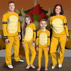 Kinder Mama Papa Pyjamas 3D Alle Über Gedruckt Bowser Nach Familie Pyjamas Cosplay Kleidung