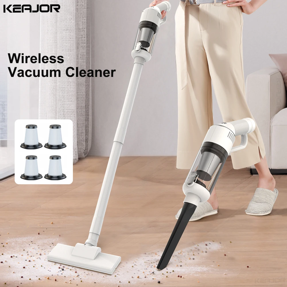 Wireless Vacuum Cleaner Household Handheld Powerful Vacuum Cleaner Multifunction Portable Cordless Mop Cleaner for Home Car