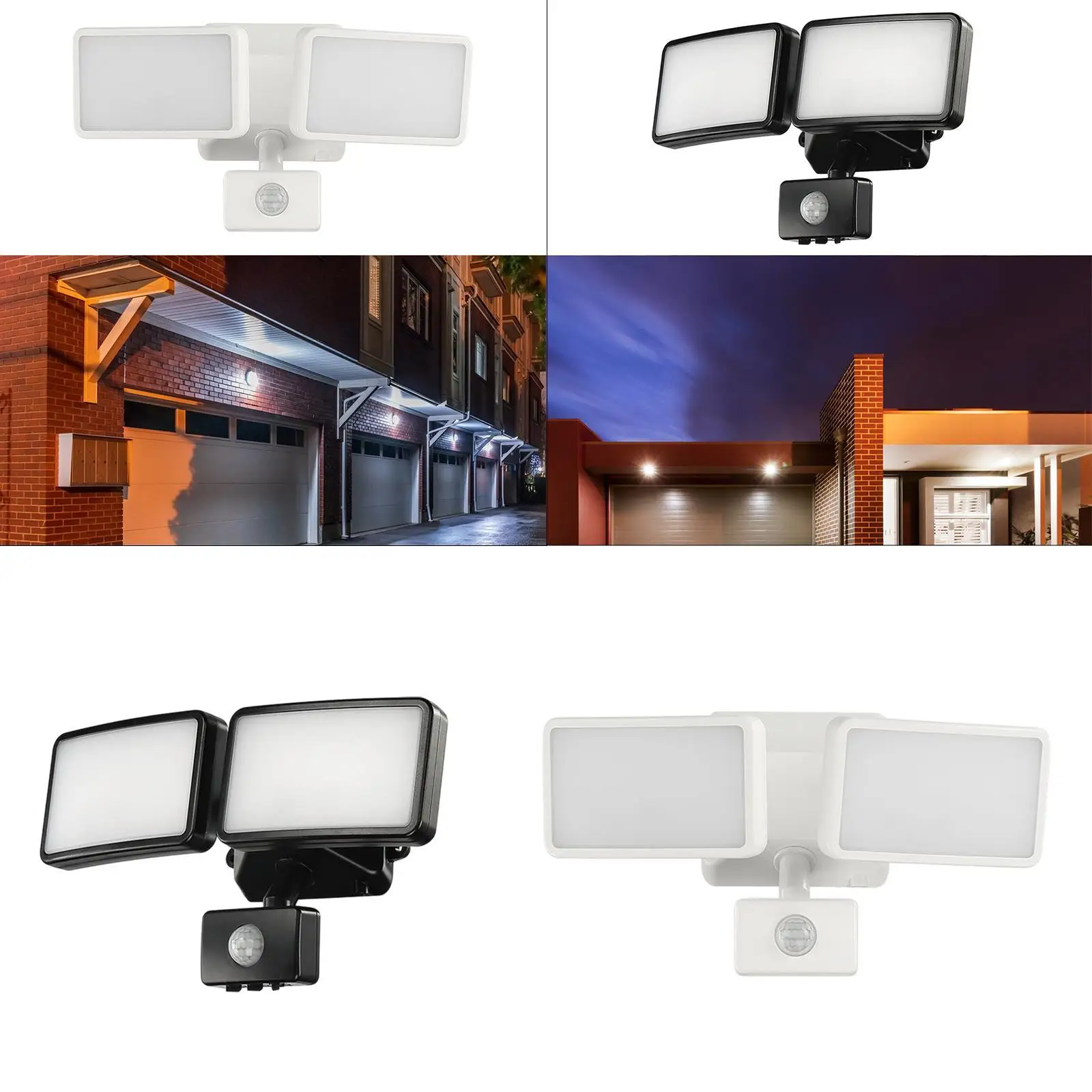 Luzes de parede ao ar livre varanda lanterna arandela decoração montagem na parede detecção movimento luzes led para casa garagem entradas pátio