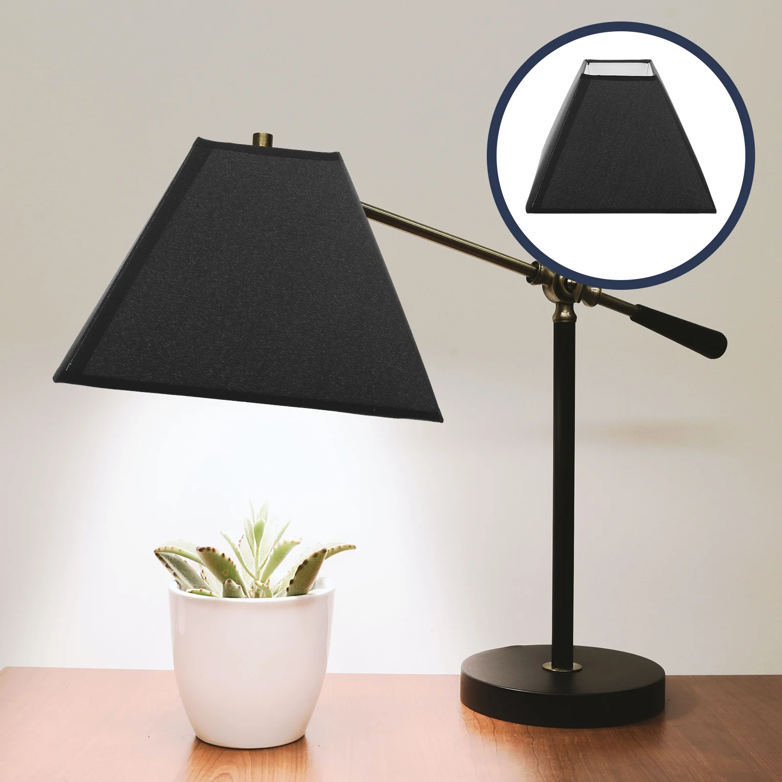 

1Set Durable Cloth Lampshade Simple Desktop Lamp Cover Protector Home Light Shade Warm Atmosphere Cloth Lampshade