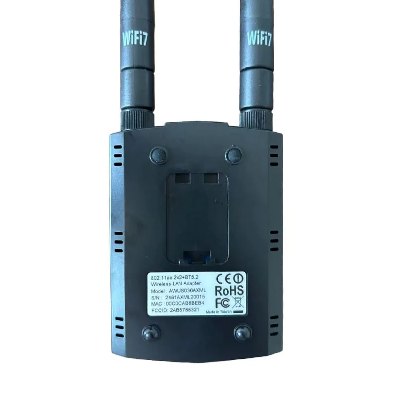AWUS036AXML MT7921AUN Tri-Band WiFi 6E USB Wireless Adapter Supports Windows Kali Linux System