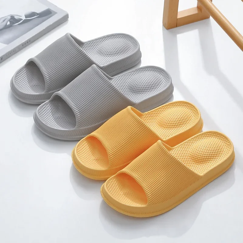 Homens chinelos nuvem casa massagem ao ar livre eva sola macia slides interior feminino verão senhoras sapatos casuais flip flops masculino 2024