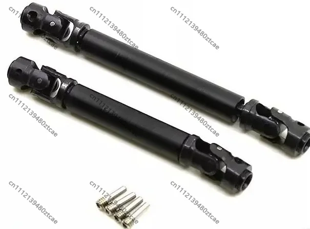 1/10 Scale RC Crawler Car Heavy‑Duty Alloy Steel CVD Universal Joint Metal Drive Shaft Upgrade Replacement Spare Parts