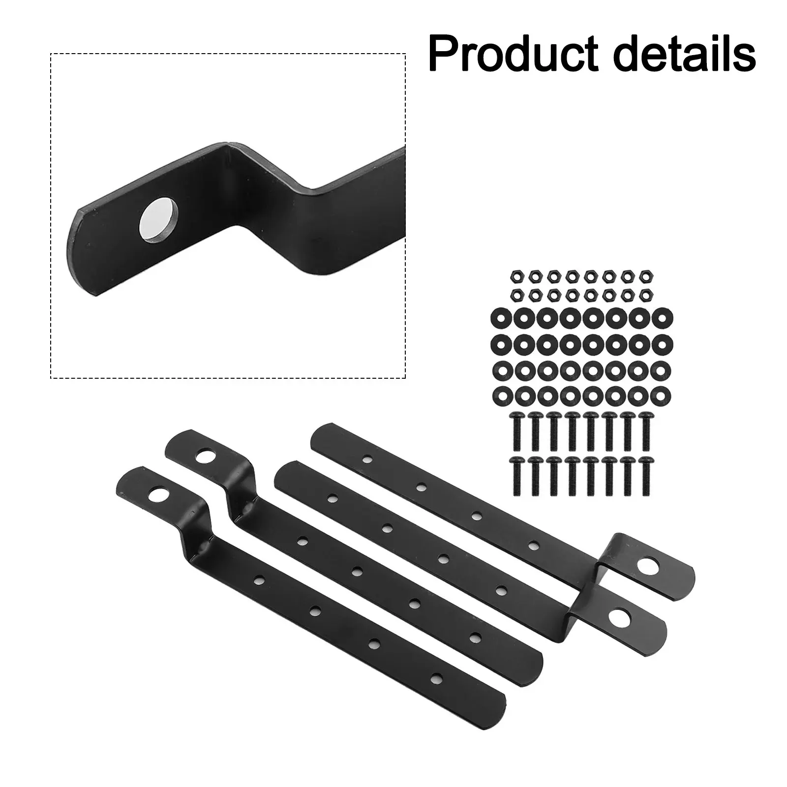 

Iron Saddlebag Bracket Mounting Bracket Kit Anti-corrosion High Universality Non-deformation Motorcycle Customization