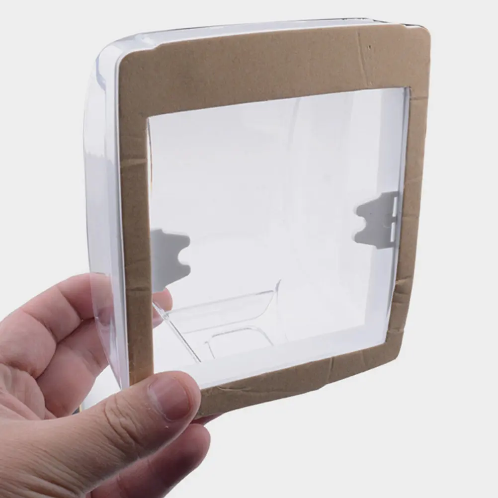 

2 шт. прозрачные защитные чехлы для уличных дверных звонков, водонепроницаемые, защищающие от брызг, для устройств контроля доступа и уличных дверных звонков