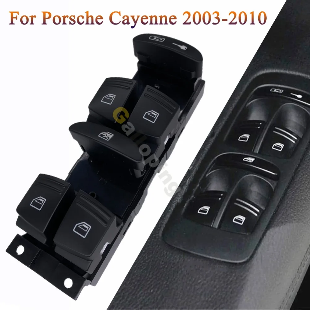 Power Master Window Control Switch Glass Lifter Button For Porsche Cayenne 9PA 2003- 2010 95561315602 7L5959857A Car Accessories