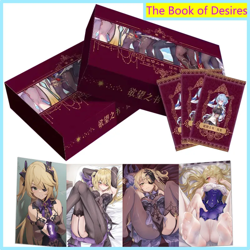 

Goddess Story Cards Collectible The Book of Desires Contrast Exquisite Peripheral TCG Game Playing Board Card Kids Birthday Gift