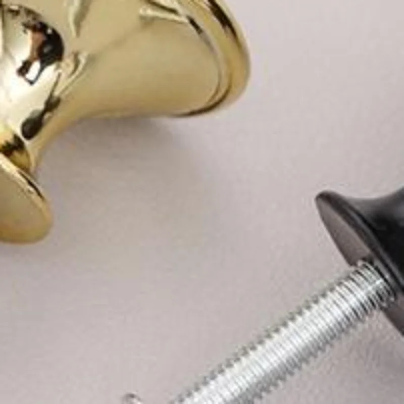 8PCS  Single Hole Cabinet Drawer Pull Handle Round Small Furniture Handle for Wardrobe Cabinet Simple Design