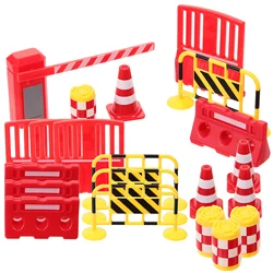 Parking Lot Road Sign Miniature Traffic Barrier Toy Simulation Signs Toys Cones