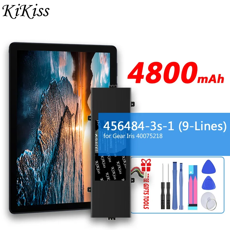 

For Gear Iris 40075218 456484-3S 456484-3S-1 High Capacity Laptop Battery 4800mAh