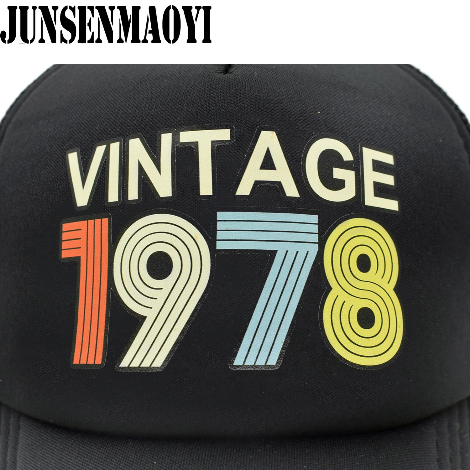 New Vintage 1978 Cap 1978 Vintage Trucker Cap Men Retro 40th Birthday Gift Baseball Caps Trucker Caps Hat for Men Women Youth