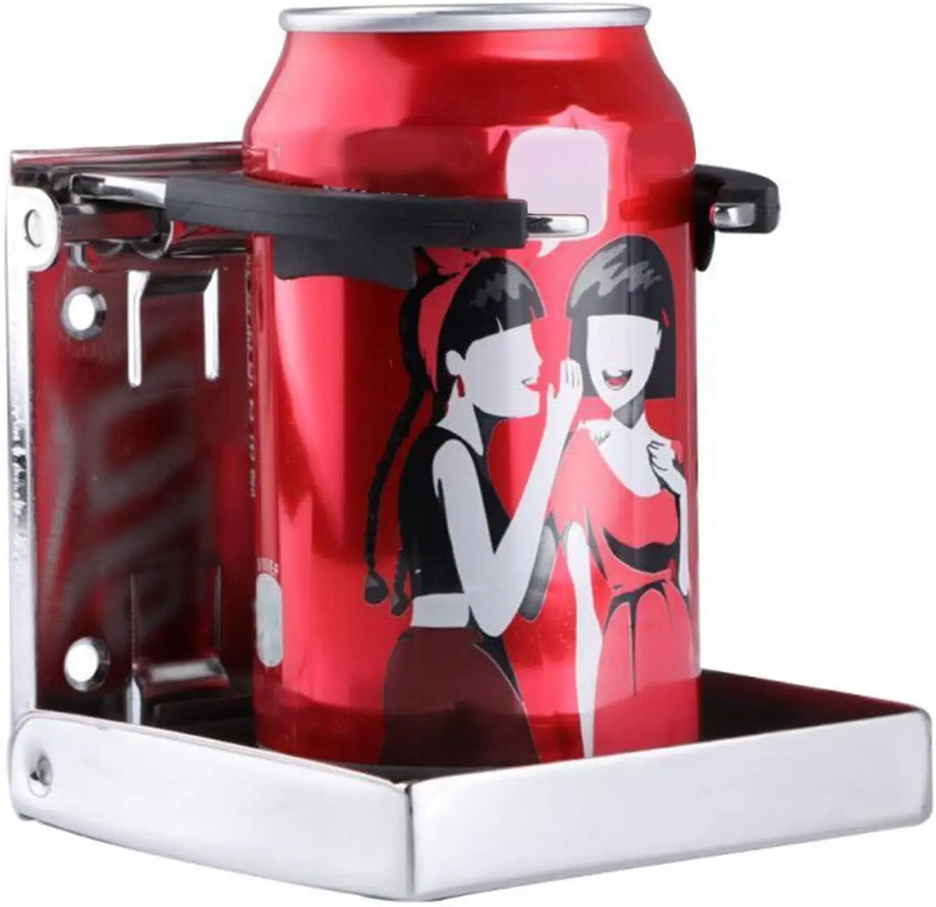 316 Stainless Steel Adjustable Folding Cup Holder,  Marine Stainless Cup Holder, Folding Drink Holder