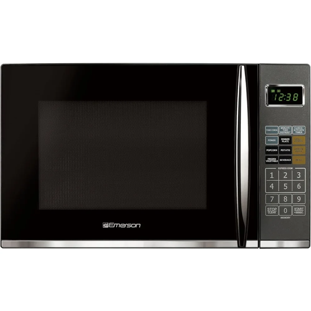 

Microwave Oven with Griller, Timer & LED Display 1100W,9 Pre-Programmed Settings, Removable Glass Turntable with Child Save Lock