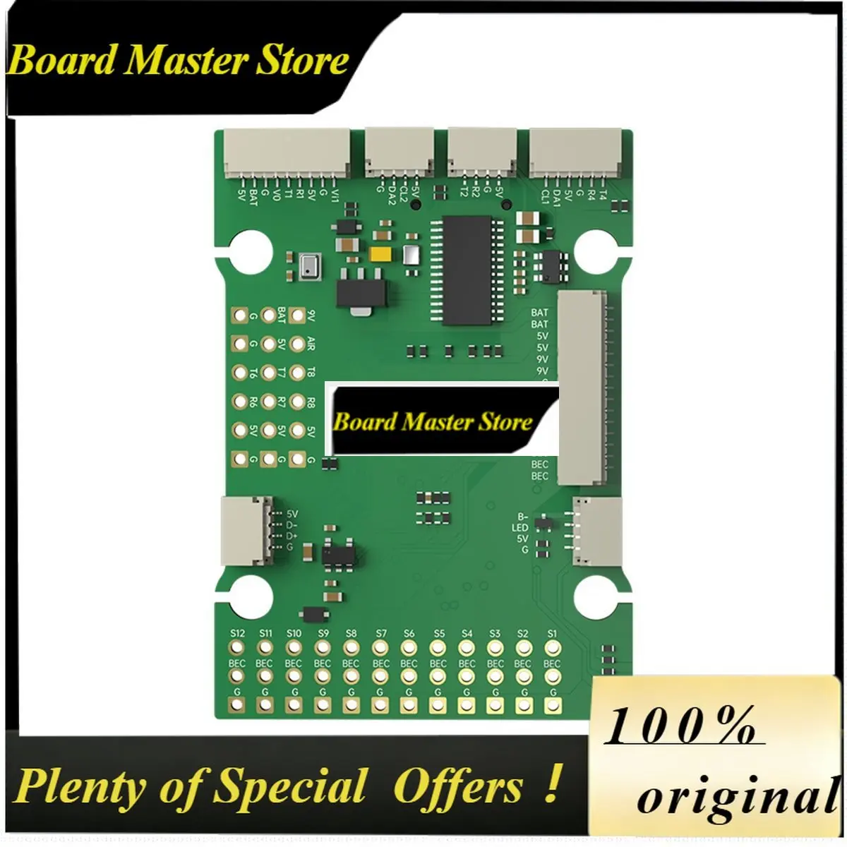 BoMaSWing H743 Flight Controller ICM42688P Supports Dual Camera Input For FPV Racing Drone Quadcopter Part