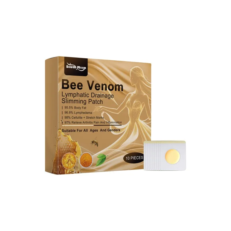 Bee Venom Lymphatic Drainage Slimming Patch Fast Burning Fat Improve Stomach Anti-Swelling Slimming Detox Abdominal Sticker