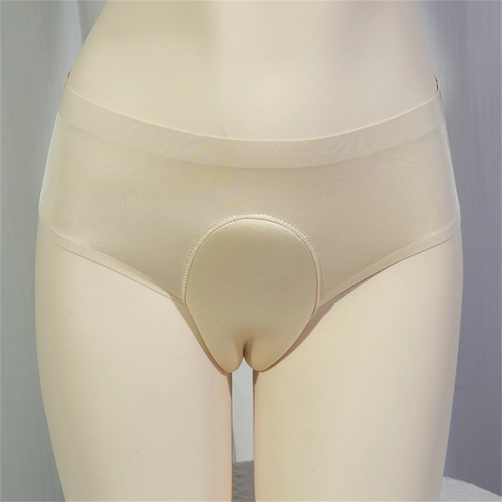 مثير المخفية JJ ملابس نسائية بوس الرجال يلعب ملابس نسائية Fengyin أربعة ركن السراويل وهمية إخفاء Gaff اللباس الداخلي الملابس الداخلية #6