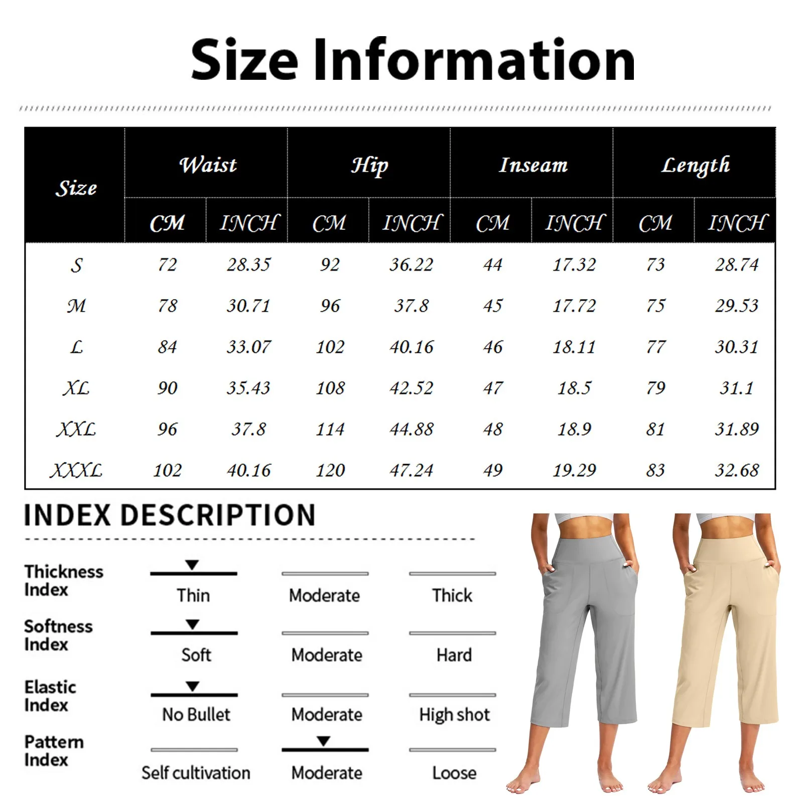 Sweat Capris For Women Joggers Sport Straight Workout Pants Loose Gym Elastic Waist 3/4 Pants New Fashion Women Clothing