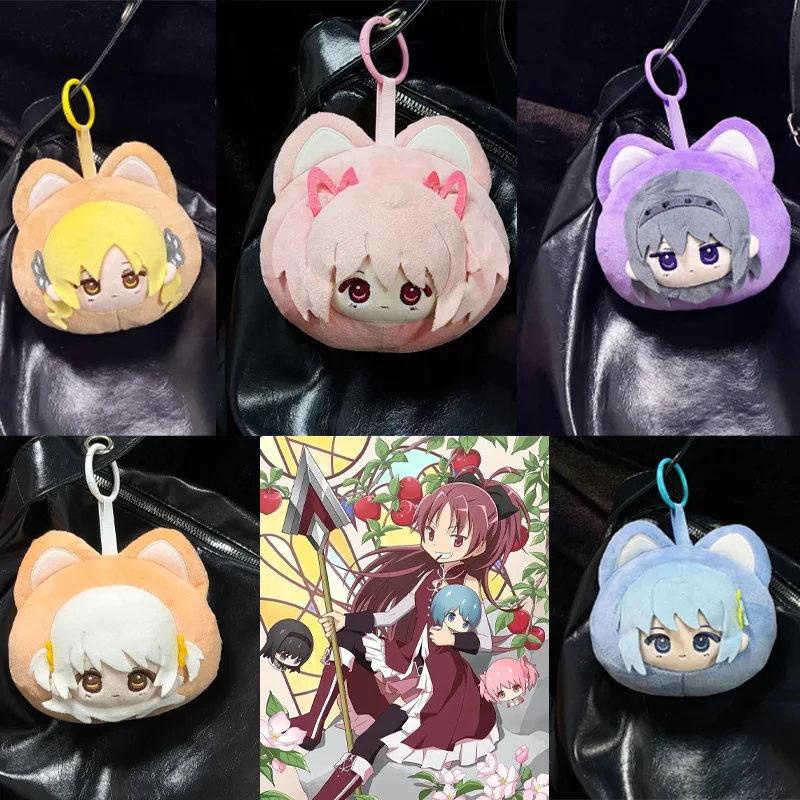 

Genuine Puella Magi Madoka Magica Cat Mochi Blind Box Kaname Madoka Akemi Homura Miki Sayaka Tomoe Mami Sakura Kyoko Pendant Toy