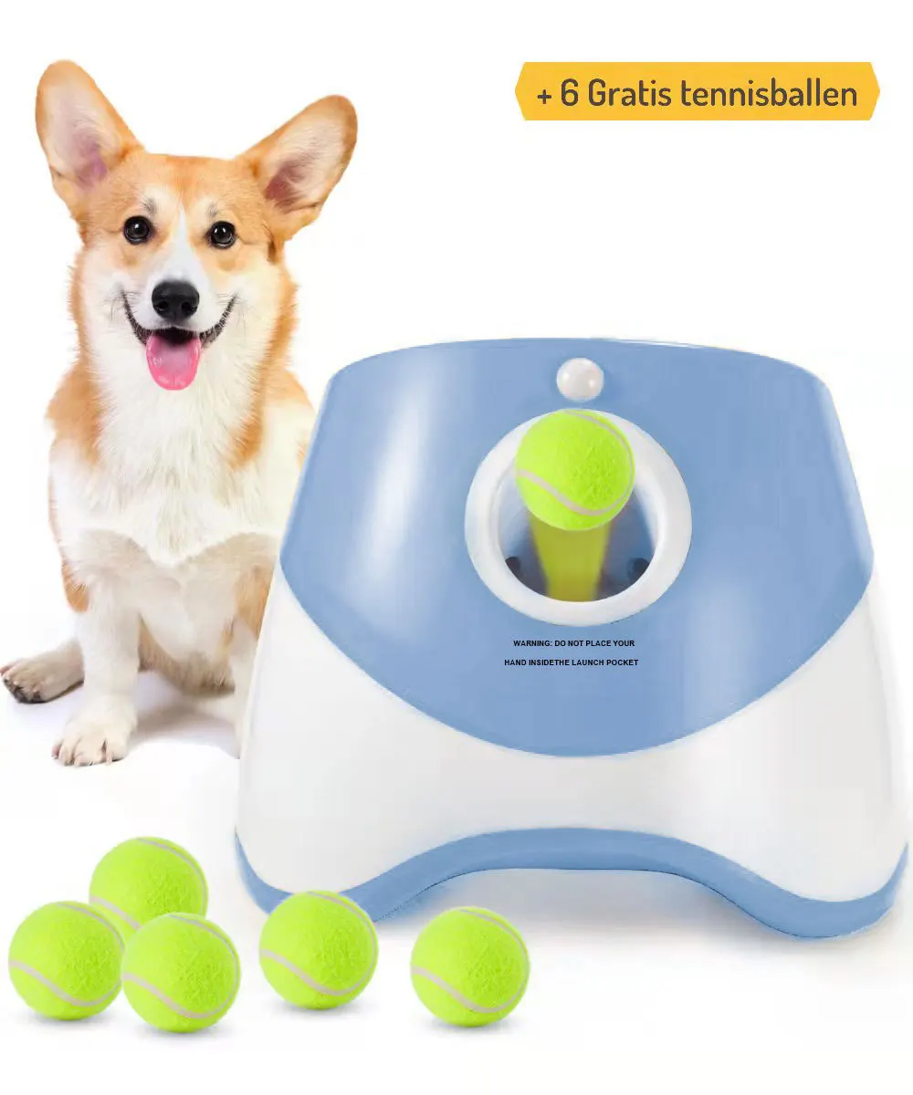 Dog Tennis Ball Launcher Dogs Chase Automatic Toys  Fun Interactive Machine  Catapult Throw Rechargable