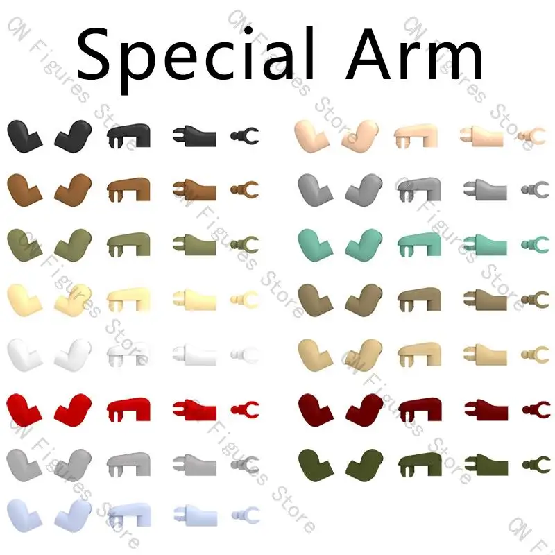 Special Modelling Figures Arms Spherical Joints Hands Bricks Body Parts Building Blocks MOC Accessories Compatible Toys For Kids