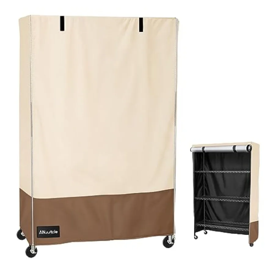 

Shelf Covers for Wire Shelving600D Heavy Duty Waterproof Dustproof Storage Shelving Unit Cover Fits 5Tier Adjustable Heavy Duty