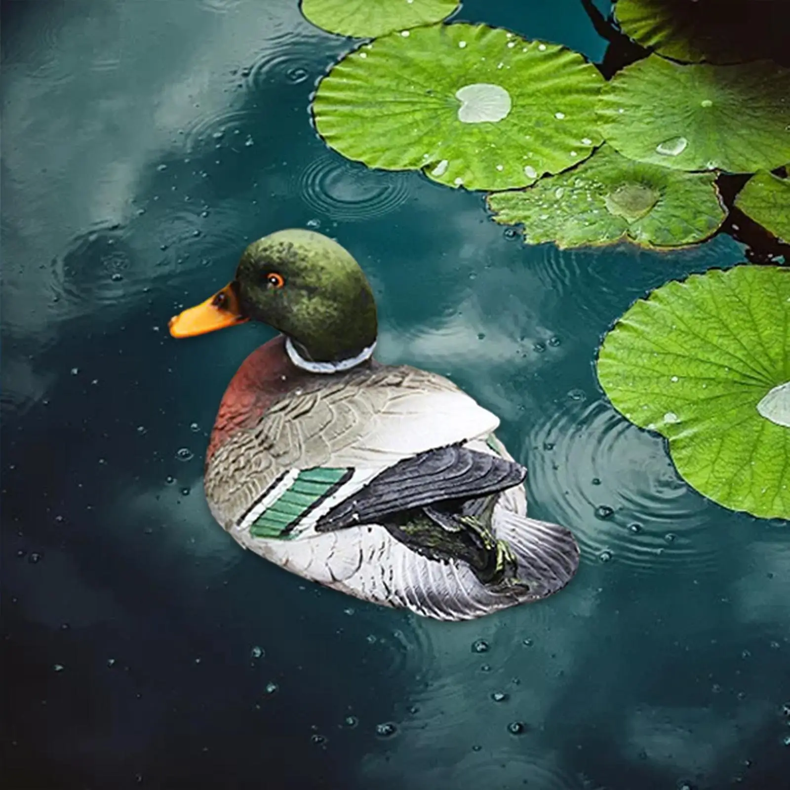 

Flamingo Swan Statue Crafted Sculpture Artwork Home Table Top Decor Ornament