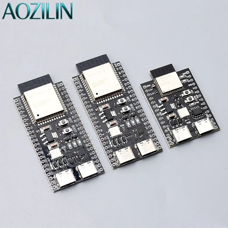 AOZILIN ESP32‑S3‑DevKitC‑1 Development Board, N16R8 Module with Wi‑Fi Bluetooth for AI‑IoT Embedded DIY Electronic Project Use