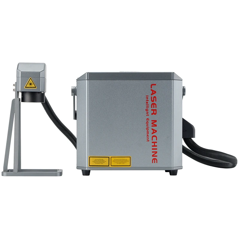 Expire Date Logo Deep Coding Portable Fiber Marking Machine for Metal Plastic Glass Cable Wire Tube