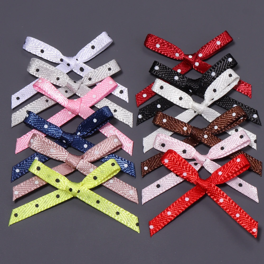 Satin Bow Tie - 50/100 stuks Polka Dot Mini Satijnen
