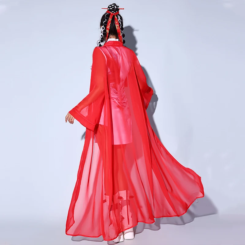 2025 Kpop Jazz Roupas de Dança Mulheres Estilo Chinês Terno Branco Boate Gogo Dacer Roupas de Desempenho Bar Dj Roupas Rave L12239