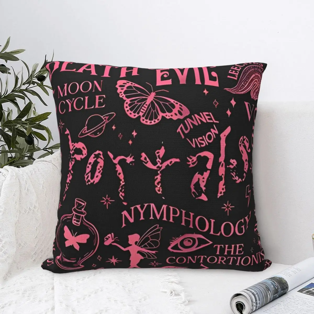 Melanie Portals Martinez Pillowcase Polyester Cushion Cover Decorative Throw Pillow Case Cover Home Zippered 45*45cm