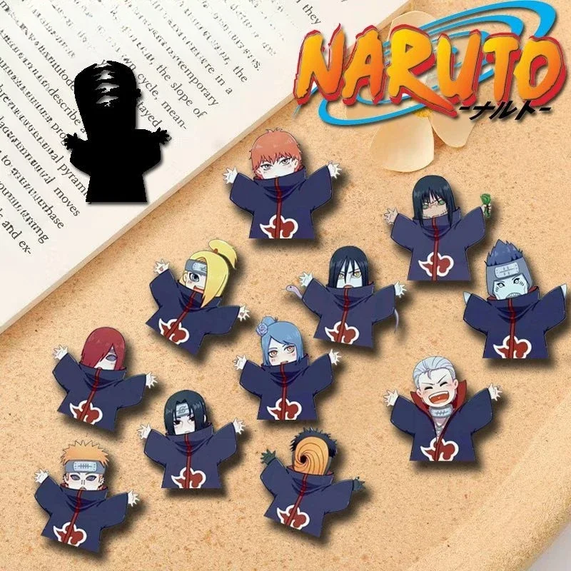 Broche con insignia de Naruto Akatsuki, figura de Anime Orochimaru Obito Konan, broches acrílicos, mochila, accesorios de ropa, colgante, juguete para regalo