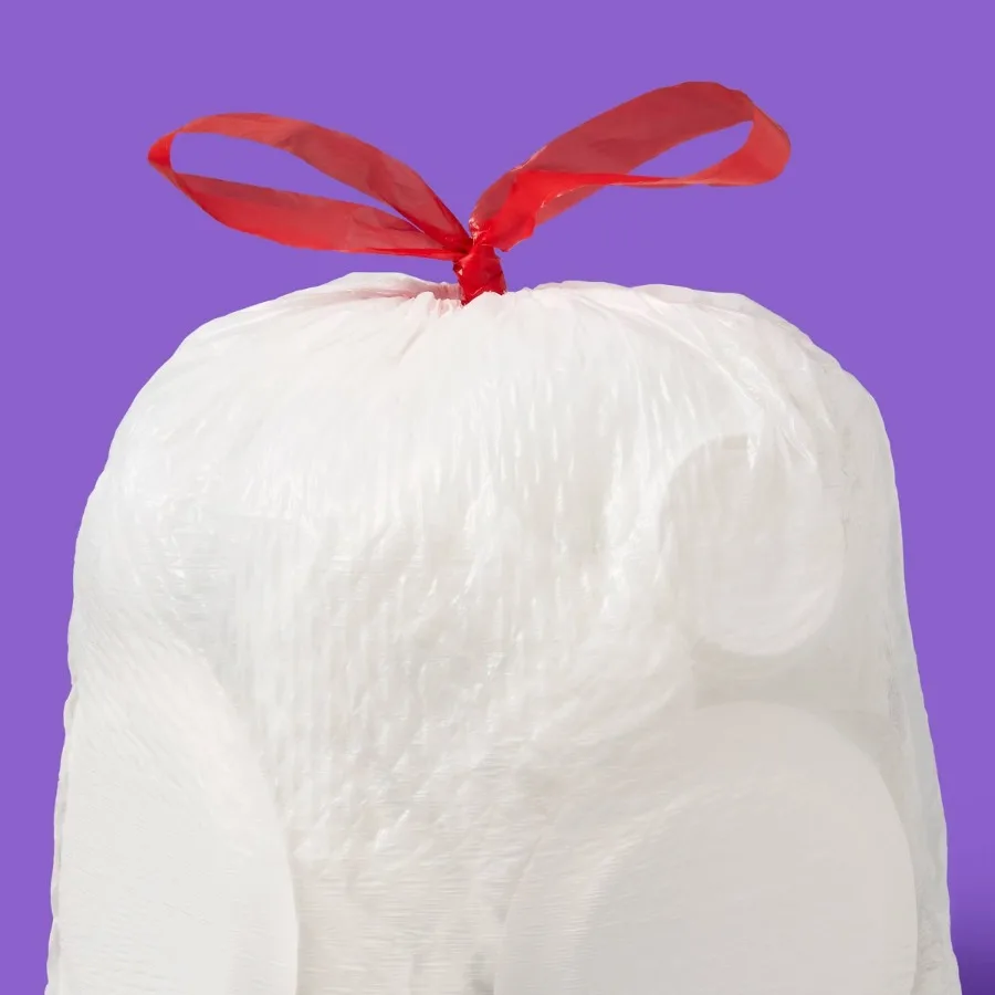 UltraStretch Drawstring Small Trash Bags - Lavender - 4 Gallon - 40ct -