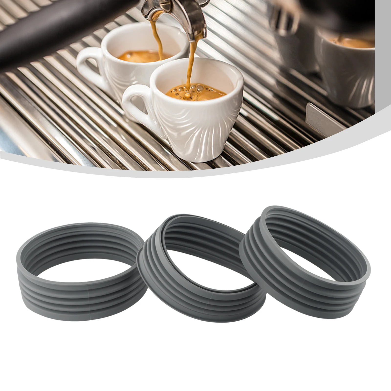 1/3pcs Coffee Compressed Volume For-Breville Dose for hopper Coffee Machine Bean-Silo Compression Roll Coffee-Dosage With Bellow