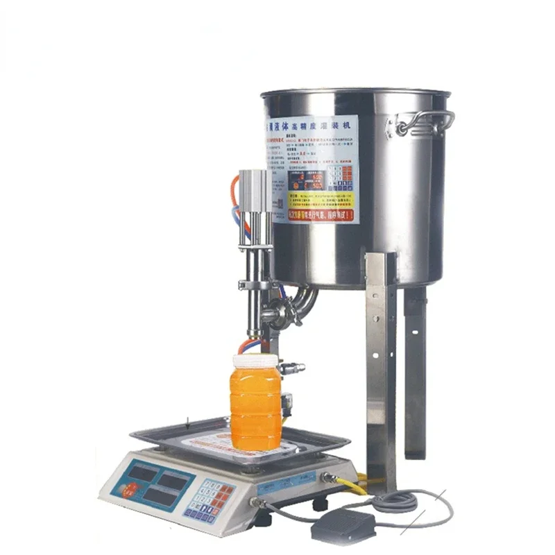 

Pneumatic Scalage Weighing Honey Liquid Filling Machine