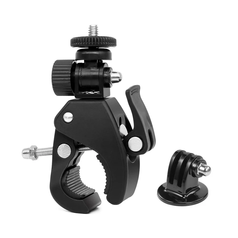 Uchwyt rowerowy na kierownicę do GoPro Hero 13 12 11 10 9 SJCAM AKASO insta360 X5 DJI Osmo Action Nano Akcesoria do kamer — zdjęcie 2