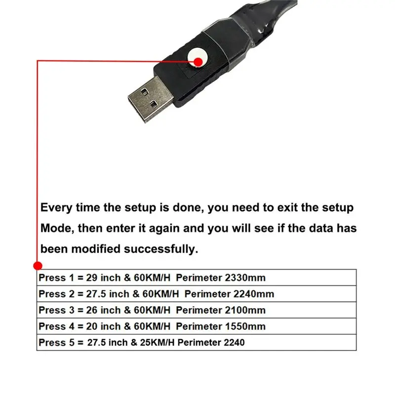 A99I-For BAFANG Programming Cable Speed Limit Release Wheel Diameter Setting M400 M600 M510 All CAN Protocol Dedicated Line
