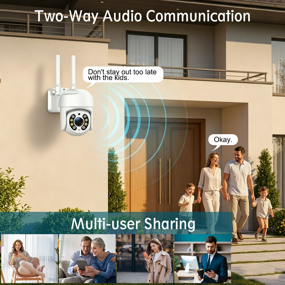 กล้อง IP 3MP ระบบตรวจสอบภายในบ - Home Cinema System บทวิจารณ์และราคา