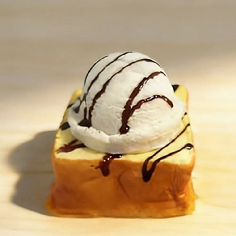 Gifts Bread Ice Cream Anti-stress Squeeze Soft Simulated Squeeze Slow Rebound Portable Sensory