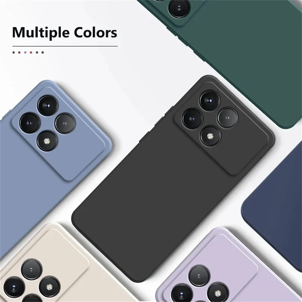 Kameraschutz-Hülle Weiche Flüssig-Silikon TPU Taschen POCO F8 Pro 5G Cover Luxus Candy Handyhülle für Xiaomi POCO F8 Pro