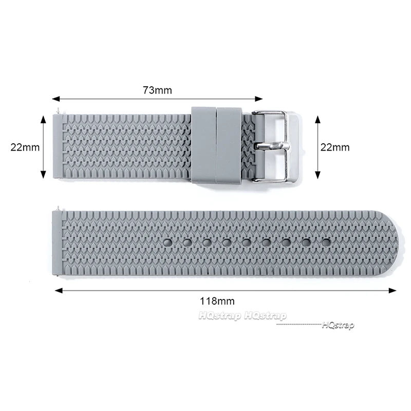 Quick Release Rubber Watch Strap Premium Silicone Watch Band 18mm 20mm 22mm 24mm Watch Strap Wrist Belt Replacement Watchband