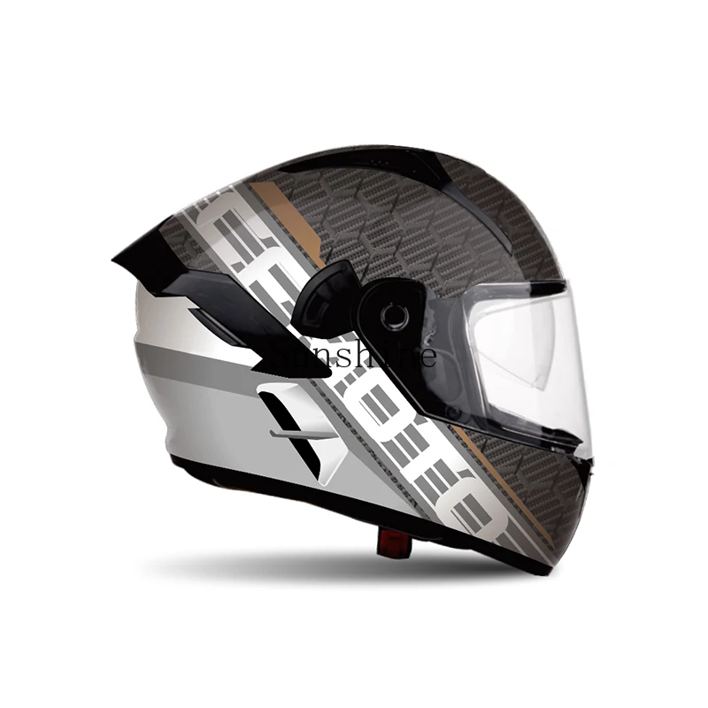 Spring Breeze Power Smooth Bluetooth Motorcycle Full Helmet Black