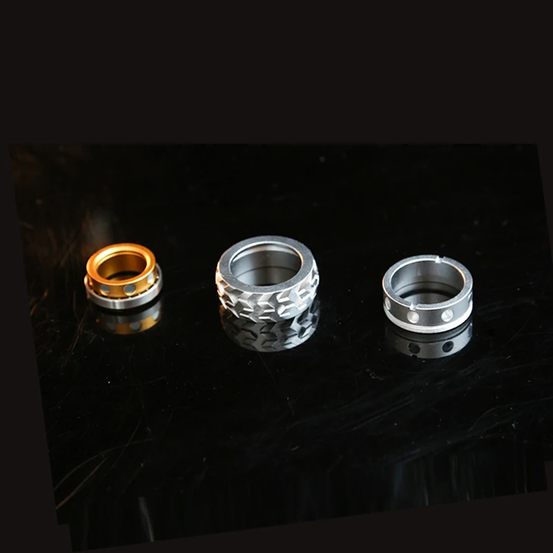 Anel mecânico de catraca edc, sliders, brinquedos de alívio do estresse para adultos, metal magnético para adultos e crianças, presente