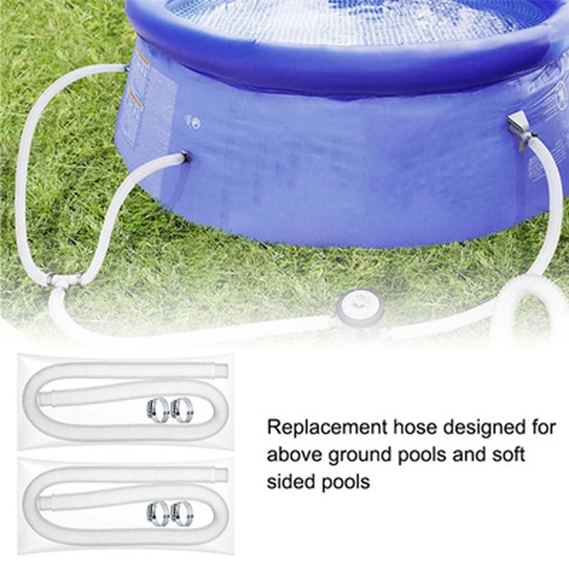 Diameter Easy To Install Accessory Pool Pump Replacement Hose - 59Inch Long For Intex Models 300/330/530/1000-Retail