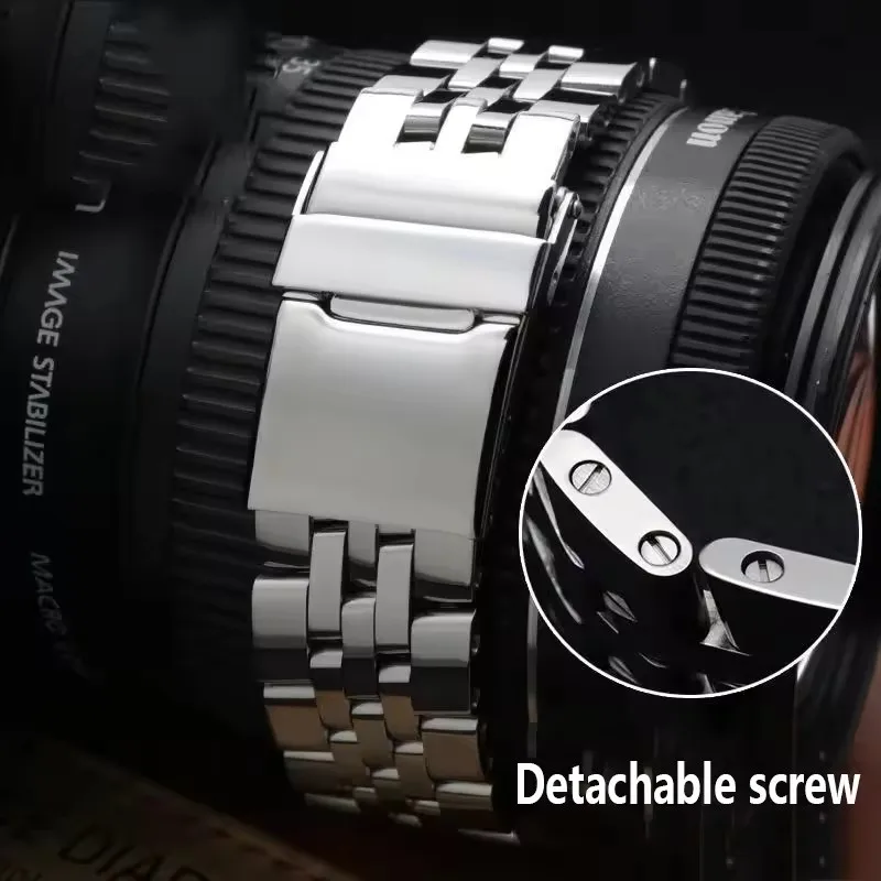 20mm 22mm 24mm Solid Stainless Steel Wristband For Breitling Strap Timing Super Ocean Avenger NAVITIMER Watch Accessories band