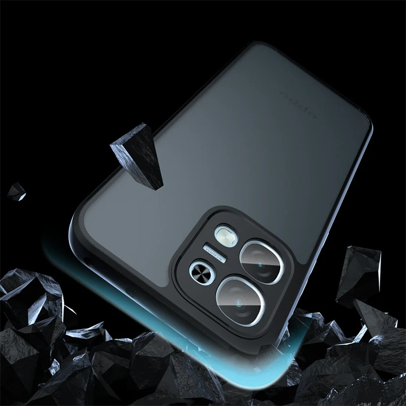 حافظة لهاتف اوبو A6 برو العالمية حافظة هاتف غير لامعة لهاتف اوبو A6 5G الصين الجلد الإحساس الشحول الغطاء الخلفي لهاتف اوبو F31 5G العالمي #3