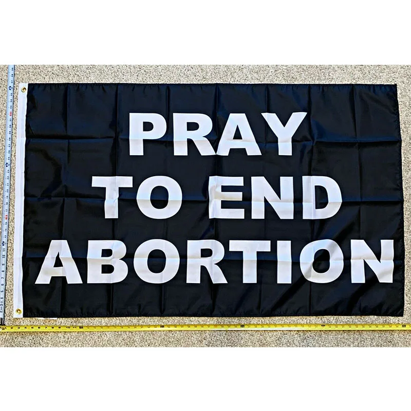 Vote Democrat Flag Pray to End Abortion Vote Blue Donkey Biden Save America USA Sign 3x5' yhx0360