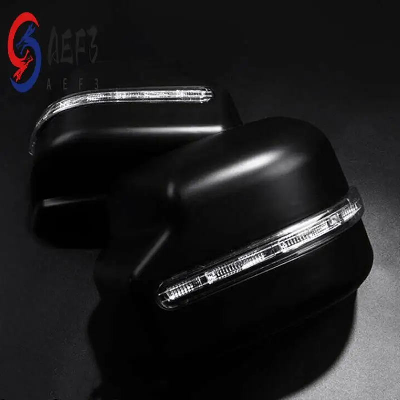 

AEF3-Car Rear View Mirror Cover With LED Turn Lights For Suzuki Jimny JB64 JB74 2019-2022 Spare Parts Side Mirror Caps