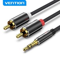 Vention RCA Cable 3.5mm to 2RCA Splitter RCA Jack 3.5 Cable RCA Audio Cable for Smartphone Amplifier Home Theater AUX Cable RCA