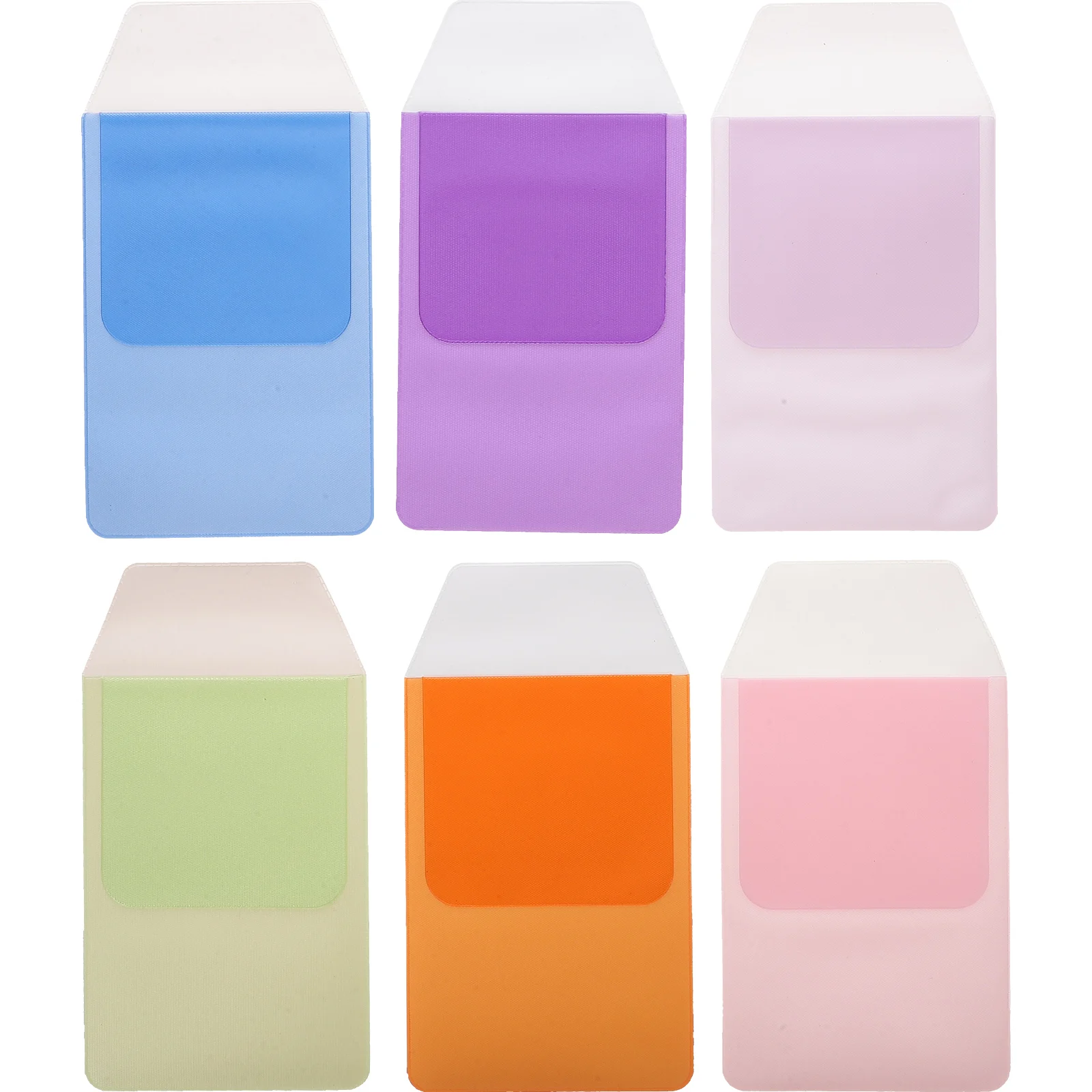 

6 pcs Pen Bag Pencil Case Holder Scratch Resistant Leakproof Office Supplies Pocket Protector Doctor Nurse Binder